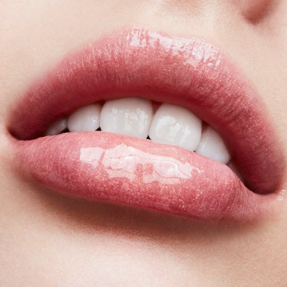 MAC NYMPHETTE FULL SIZE LIPGLASS LIPGLOSS - (SUNNY GOLDEN PINK) - Picture 4 of 11